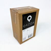Qazqa 98435 Ceiling Light 50 cm 4-Light Dimmable with Remote Control Jute Shade Vintage Rustic LED E27 40 W White