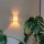 Qazqa 98435 Ceiling Light 50 cm 4-Light Dimmable with Remote Control Jute Shade Vintage Rustic LED E27 40 W White
