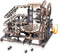ROKR Robotime LGA01 3D Wooden Puzzle Marble Run with Gear...