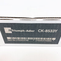 Triumph-Adler CK-8533Y Yellow Toner 1T02XCATA0 compatible, high print quality, long-lasting