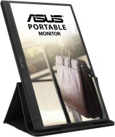 ASUS ZenScreen MB165B tragbarer 15,6" USB-Monitor, HD 1366x768, automatische Drehung, leicht, Smart Case, Stativfuß, TN-Panel, entspiegelt, schwarz