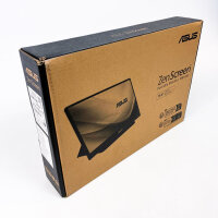 ASUS ZenScreen MB165B tragbarer 15,6" USB-Monitor, HD 1366x768, automatische Drehung, leicht, Smart Case, Stativfuß, TN-Panel, entspiegelt, schwarz