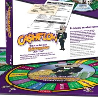 Rich Dad CASHFLOW Brettspiel Deutsch, 6 Spieler, Finanzbildung, Investment, Geldmanagement, Unternehmensentwicklung, Familie