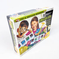 Liscianigiochi 83923 Mineralogie Labor Set mit Ausgrabungsblock, Werkzeugen und Poster, 38,8x28,5x7,8 cm, für 7–12 Jahre