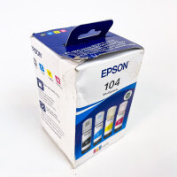 Epson 104 Multipack Refill Ink 4x65ml Black Cyan Yellow Magenta compatible with ET-1800 series and other models