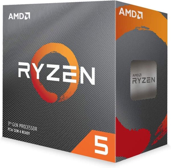 AMD Ryzen 5 3600 Prozessor, 6 Kerne, 12 Threads, 3,6-4,2 GHz, 65W, ohne integrierte Grafik, Wraith Stealth Kühler