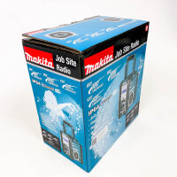 Makita DMR112 Baustellenradio IP64 Spritzwassergeschützt DAB+ UKW AUX Bluetooth USB LXT 18V 14,4V CXT 12V Max Li-Ion