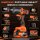Protmex 21V Brushless Akku-Schlagschrauber 1/2 Zoll 1200 Nm 900 ft-lbs 2x4,0 Ah variabel Orange/Schwarz