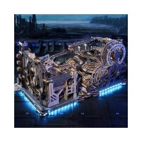 ROKR LG01 Marble Run Link Pack Infinite Cycle DIY LED 14+ Verbindungsschienen Marble Spaceport & Night City