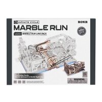 ROKR LG01 Marble Run Link Pack Infinite Cycle DIY LED 14+ Verbindungsschienen Marble Spaceport & Night City