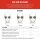 Ray-Ban RB3447 Unisex Sonnenbrille, runder Metallrahmen, 100% UV-Schutz, Nasenpads, Mikrofasertuch, Lederetui