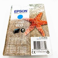 Epson 603 C13T03U24010 Cyan Ink Cartridge 2.4 ml, approx....