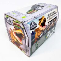 Primal Hatch Jurassic World T-Rex im Ei 30 cm interaktives Dinosaurier-Spielzeug mit 100+ Sounds, Clicker, Batterien, ab 5 Jahren