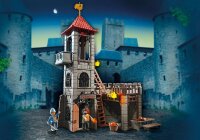 PLAYMOBIL 70953 Mittelalterlicher Turm Spielset, 112 Teile, Grau, Figuren & Zubehör, ab 4-10 Jahren