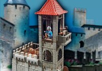 PLAYMOBIL 70953 Mittelalterlicher Turm Spielset, 112 Teile, Grau, Figuren & Zubehör, ab 4-10 Jahren