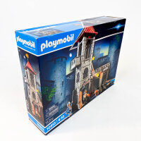 PLAYMOBIL 70953 Mittelalterlicher Turm Spielset, 112 Teile, Grau, Figuren & Zubehör, ab 4-10 Jahren