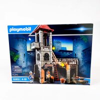 PLAYMOBIL 70953 Mittelalterlicher Turm Spielset, 112 Teile, Grau, Figuren & Zubehör, ab 4-10 Jahren