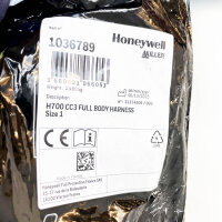 Honeywell Miller H700 CC3 Größe 1 Auffanggurt Ganzkörpergurt mit Quick-Connect-Schnalle, sicher und komfortabel