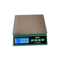 Tendy Libra Bluetooth 5.3 Tischwaage 30 kg Edelstahl LCD Tara PCS App-Unterstützung für Scriptor Etikettendrucker