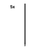 Gardena 13326 Micro-Drip-System Verlängerungsrohr 20 cm 13 mm für Sprühdüsen automatische Bewässerung Easy Connection 5 Stück