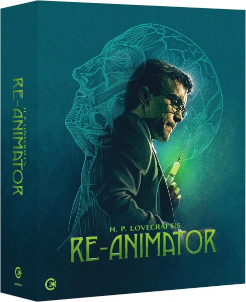 H.P. Lovecrafts Re-Animator Limited Edition 4K UHD Blu-ray, 18+, Englisch, Horror-Kultfilm, hochwertige Bildqualität