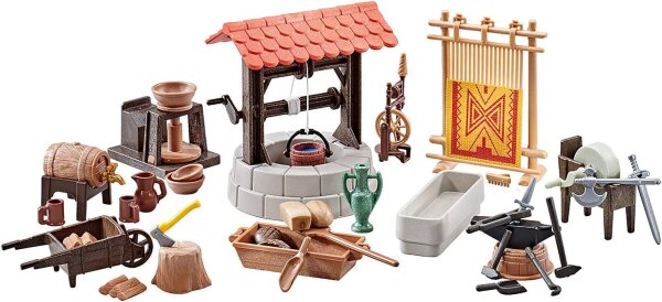 PLAYMOBIL 9842 Knights medieval accessories, plastic packaging, without blue cardboard box
