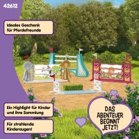 Schleich Horse Club 42612 30-teiliges modulares Hindernis-Zubehör für Pferdeturnier und Training, ab 5 Jahren