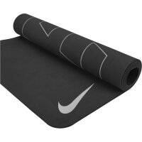 Nike Yoga Mat 4 mm, Model 012, 66x180 cm, reversible, non-slip, TPE/PE, Anthracite/Medium Grey