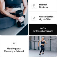 Polar H10 Herzfrequenzsensor M/XXL 67–95 cm, Bluetooth, 1W, App-kompatibel, Schwarz