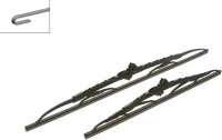Bosch Twin 552 Scheibenwischer Set vorne 550/400 mm mit U-Haken und Quick-Clip Adapter