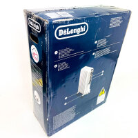 De’Longhi TRRS0920 Ölradiator 2000 W, 9 Rippen, 3 Heizstufen, Thermostat, Rollen, für ca. 24 m², Weiß, 230 V