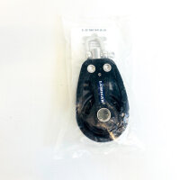Lewmar HTX 60 Single Block 60 mm Aluminum Pulley Boat Block Lightweight Robust 213 g Model 29196001