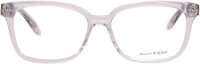 Alexander McQueen AM0243O-005 Womens Glasses 52-15-145 Transparent with purple accents