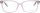 Alexander McQueen AM0243O-005 Womens Glasses 52-15-145 Transparent with purple accents