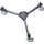 Libec LX10 Studio video tripod system, 100 mm, 16 kg load capacity, 91.5–187 cm, aluminum, H65B fluid head, 2 pan handles, DL-3B dolly