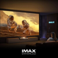 Hisense L9Q 4K Ultra HD Smart Laser TV, 5000 Lumen, Ultra-Short-Throw, 200 Zoll, 3D, HDR10+, HDMI 2.1, WLAN, DVB-C/S2/T2, Bronze