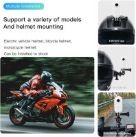 H.264 1080P Wi-Fi sports camera, waterproof up to 30m with magnetic mount, MP4, 4032x3024, TF card up to 256GB, 120 min charging time