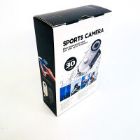 H.264 1080P Wi-Fi sports camera, waterproof up to 30m with magnetic mount, MP4, 4032x3024, TF card up to 256GB, 120 min charging time