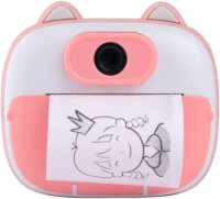 D13 Childrens Printing Camera Pink with 2.0 inch IPS HD...