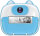 D13 Kinderdruckkamera mit 2,0 Zoll IPS HD Bildschirm, 5888x4416 px, 32 GB Speicher, 1–10x Zoom, 6 Farbfilter, blau