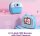 D13 Kinderdruckkamera mit 2,0 Zoll IPS HD Bildschirm, 5888x4416 px, 32 GB Speicher, 1–10x Zoom, 6 Farbfilter, blau