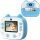 D13 Kinderdruckkamera mit 2,0 Zoll IPS HD Bildschirm, 5888x4416 px, 32 GB Speicher, 1–10x Zoom, 6 Farbfilter, blau