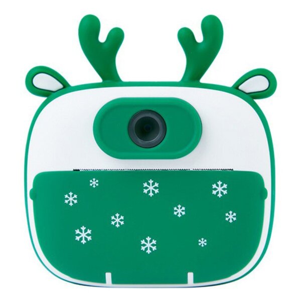 D13 Kinderdruckkamera mit 2,0 Zoll IPS HD Bildschirm, 5888x4416 px, 32 GB Speicher, 1–10x Zoom, 6 Farbfilter, grün