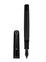 Pelikan M809 Black Matte fountain pen with case and box, elegant black writing instrument