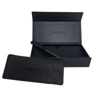 Pelikan M809 Black Matte fountain pen with case and box, elegant black writing instrument
