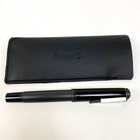 Pelikan M809 Black Matte fountain pen with case and box, elegant black writing instrument