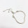 Pandora womens bracelet 599652C01, sterling silver charm bracelet with ball clasp and cubic zirconia, silver-colored