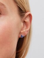 Pandora Ohrstecker Blue Butterfly, silberfarben mit Steinbesatz, Paar, Steckverschluss