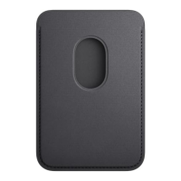Apple iPhone Wallet with MagSafe, Fine Fabric, Card Holder, Black