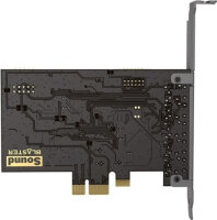 Creative Audigy Fx v2 5.1 PCIe-Soundkarte mit 120 dB DAC, Hi-Res 24 Bit/192 kHz, SmartComms-Kit, PCI Express x1